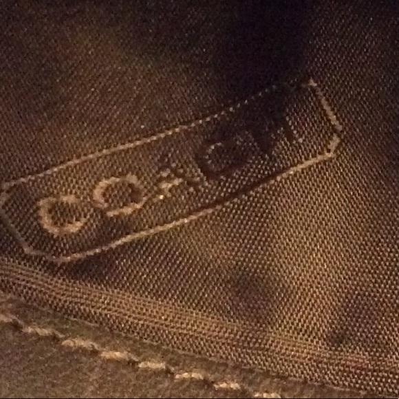 Coach Signature check-book/bill holder EUC - Picture 7 of 7